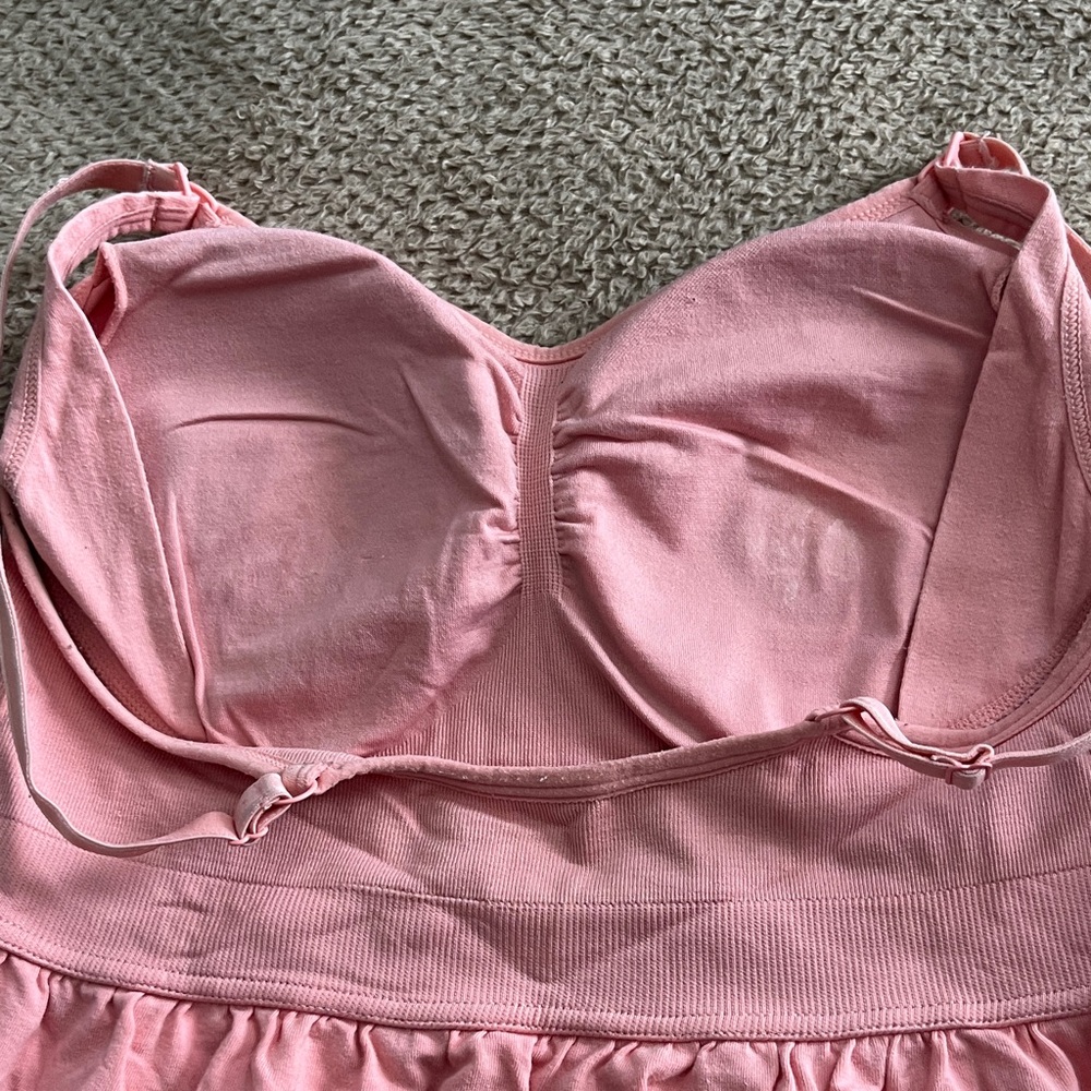 Pink Women's nursing tank - Picture 4 of 4